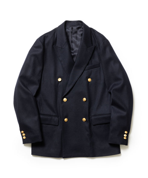 MR.OLIVE / PREMIUM WOOL SAXONY / BOUBLE BREASTED BLAZER ミスターオリーブ/プレミアムウールサキソニー / ダブルブレスト ブレザー